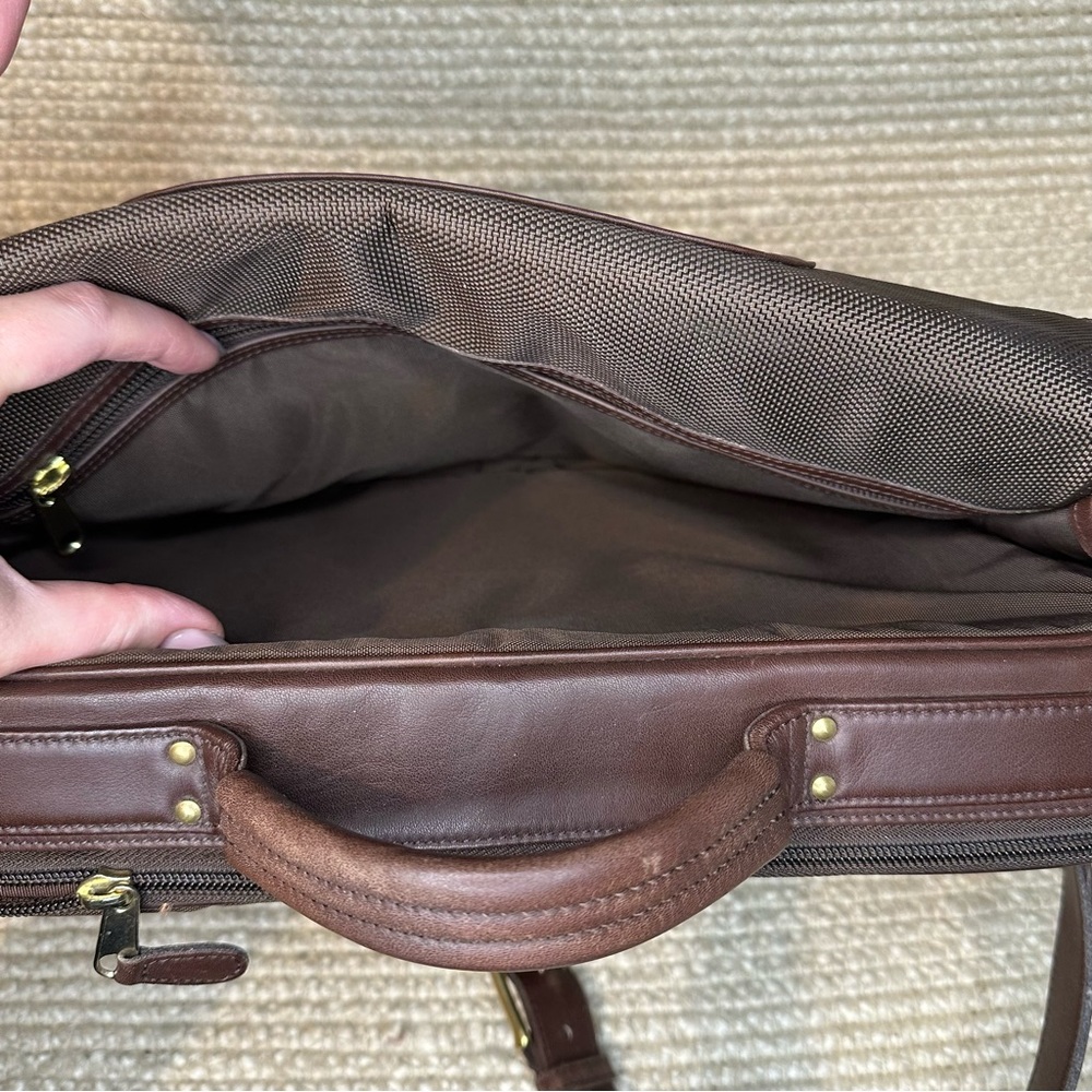 Coach Brown Leather Briefcase - Picture 10 of 16